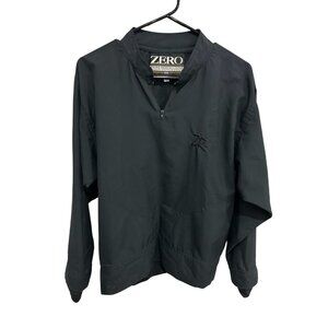 Zero Restriction Golf Outerwear Pullover Black Sz XS Quarter Sleeve Athleisure